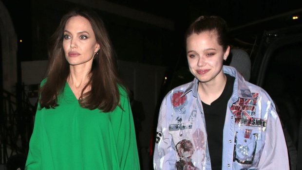 Angelina Jolie and Shiloh Jolie-Pitt seen attending The Eternals afterparty