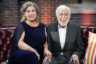 Arlene Silver and Dick Van Dyke at the CBS Original Special DICK VAN DYKE: 98 YEARS OF MAGIC, scheduled to air on the CBS Television Network. Photo: Monty Brinton/CBS ©2023 CBS Broadcasting, Inc. All Rights Reserved.