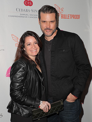 Holly Marie Combs and Mike Ryan