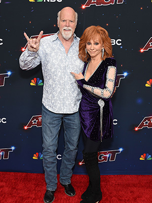 Rex Linn and Reba McEntire