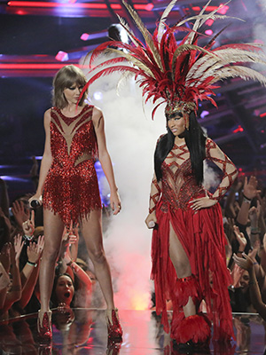 taylor swift, nicki minaj
