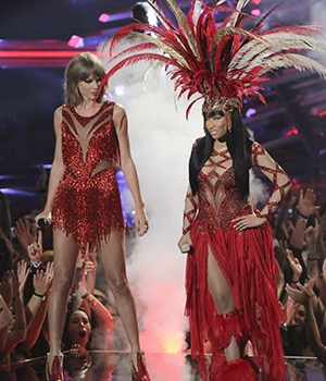 taylor swift, nicki minaj