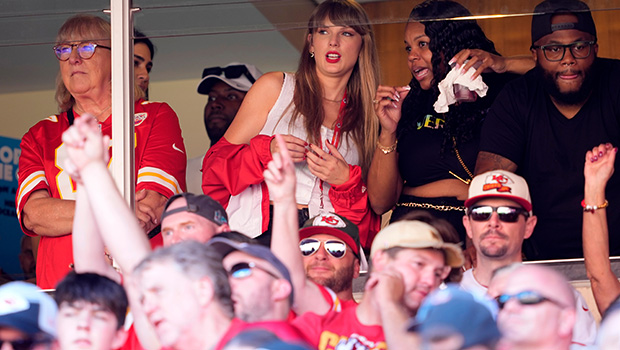 Taylor Swift at a Chiefs game
