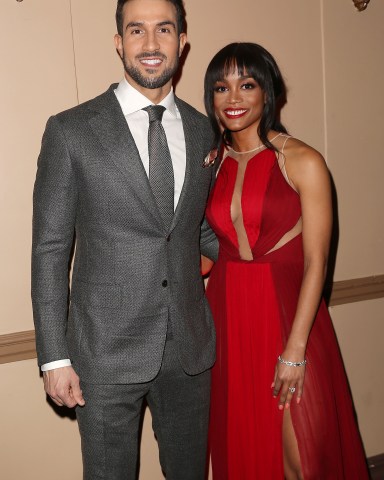 Bryan Abasolo and Rachel Lindsay
Go Red For Women RED DRESS COLLECTION 2018 - Backstage, New York, USA - 08 Feb 2018