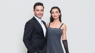 Ed Westwick and Amy Jackson