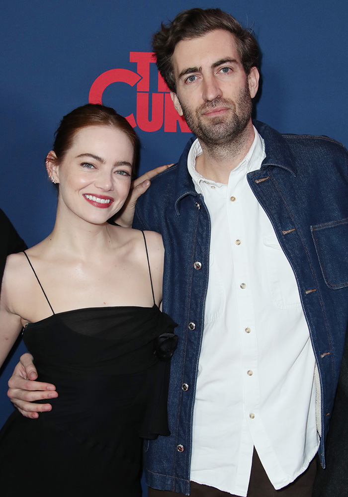 Emma Stone and Dave McCary at the season finale premiere of 'The Curse'