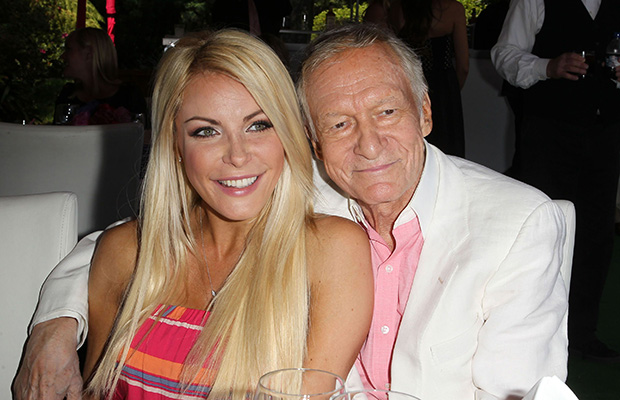 Crystal and Hugh Hefner