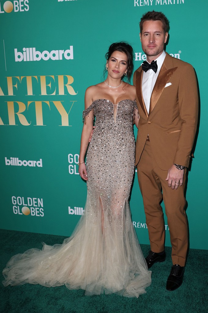 Justin Hartley and His Wife