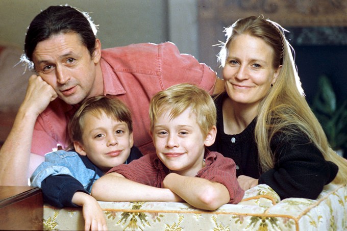 Macaulay and Kieran Culkin With Their Parents