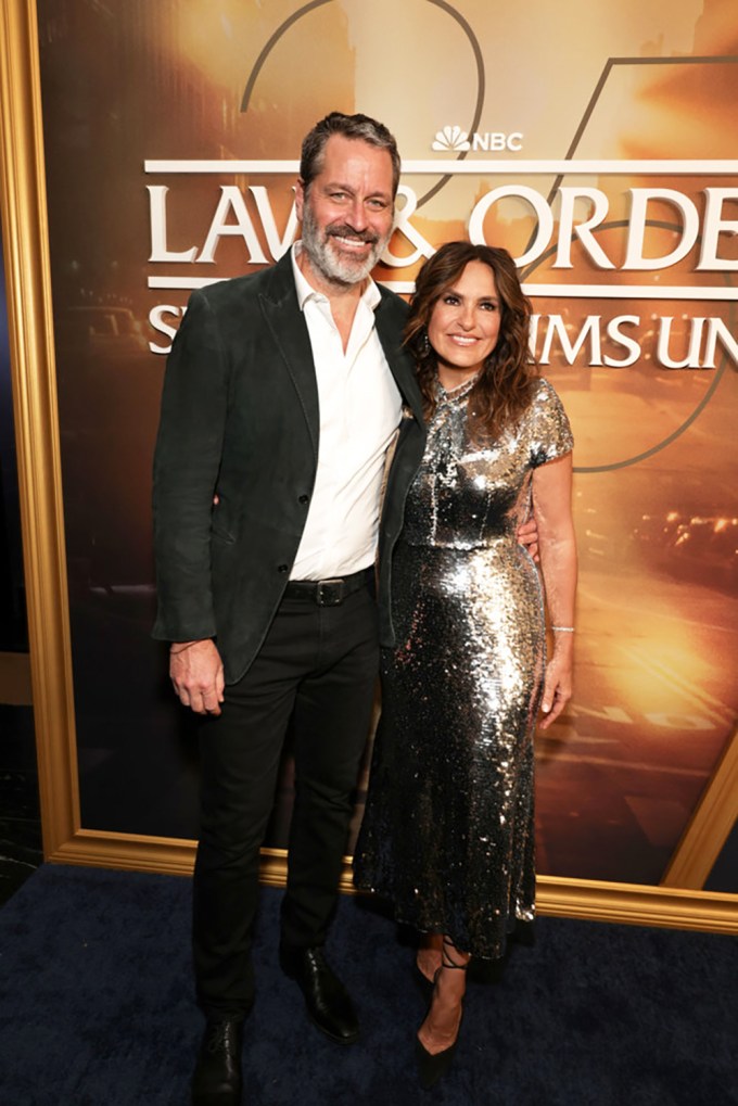 Peter Hermann & Mariska Hargitay on the Carpet