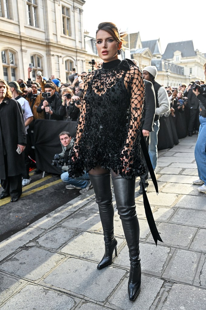 Bella Thorne at the Jean-Paul Gaultier Show