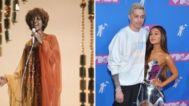 aretha franklin, pete davidson, ariana grande