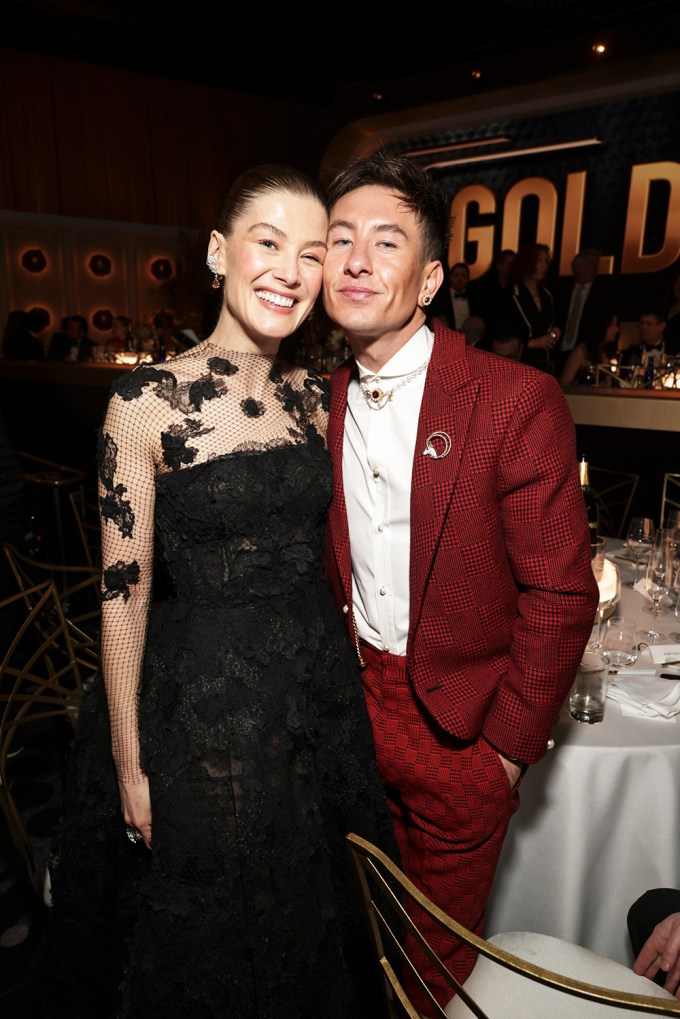 Rosamund Pike and Barry Keoghan