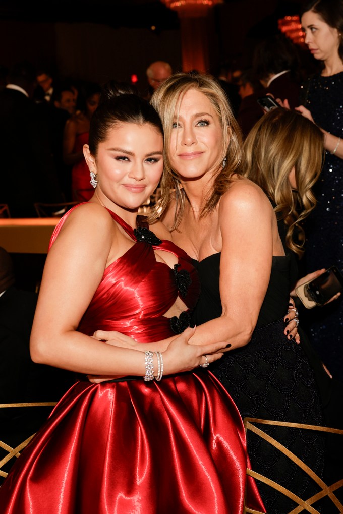 Selena Gomez and Jennifer Aniston