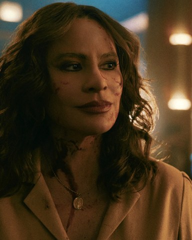 Griselda. Sofia Vergara as Griselda in episode 101 of Griselda. Cr. Courtesy of Netflix © 2023