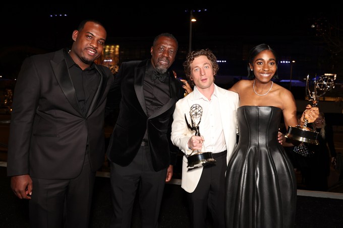 Lionel Boyce, Edwin Lee Gibson, Jeremy Allen White, and Ayo Edebiri