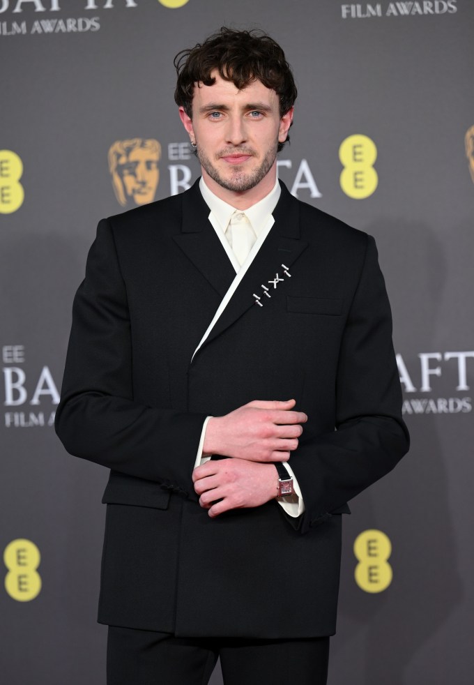 Paul Mescal at the 2024 EE BAFTA Film Awards