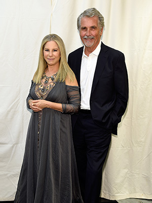 Barbra Streisand and James Brolin