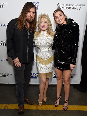 Miley and Billy Ray Cyrus, Dolly Parton