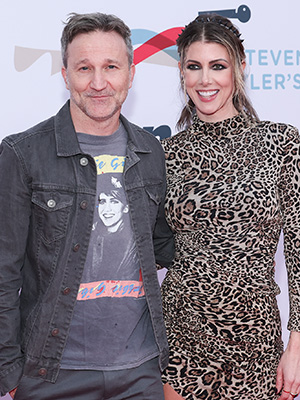 Breckin Meyer and Kelly Rizzo at the Grammys
