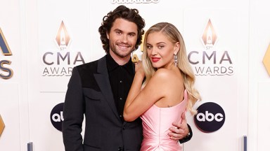 Chase Stokes and Kelsea Ballerini at the CMA Awards