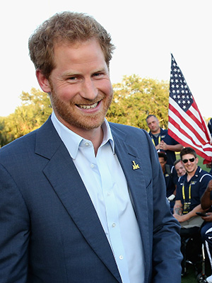 Prince Harry at event.