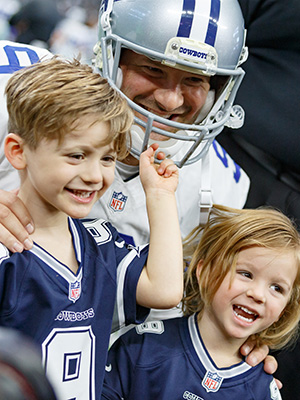 Tony Romo, Kids