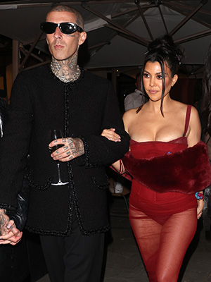 Travis Barker and Kourtney Kardashian