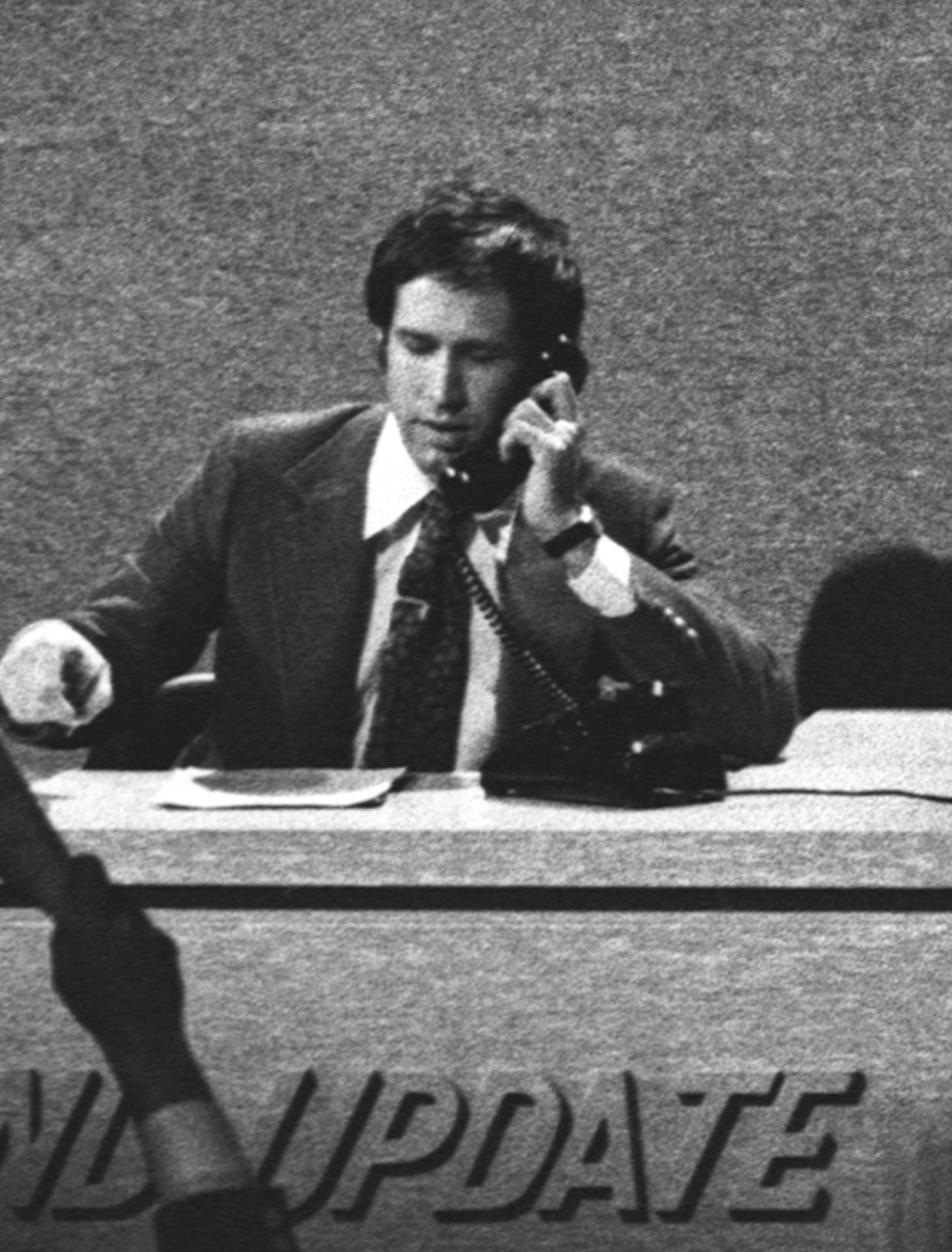 Actor Chevy Chase attends the taping of Taping of "Saturday Night Live" on February 14, 1976 at Rockefeller Center in New York City. (Photo by Ron Galella/Ron Galella Collection via Getty Images)