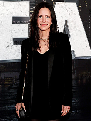 NEW YORK, NEW YORK - MARCH 06: Courteney Cox attends the world premiere of Paramount's "Scream VI" at AMC Lincoln Square Theater on March 06, 2023 in New York City. (Photo by Dominik Bindl/FilmMagic)