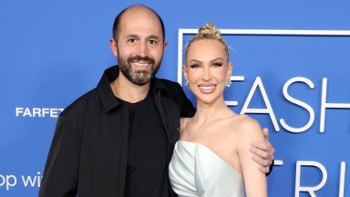 Christian Richard and Christine Quinn at the Fashion Trust US Awards