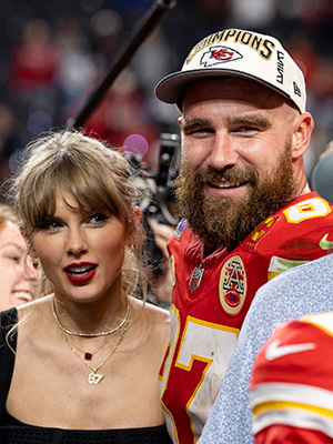 Taylor Swift and Travis Kelce