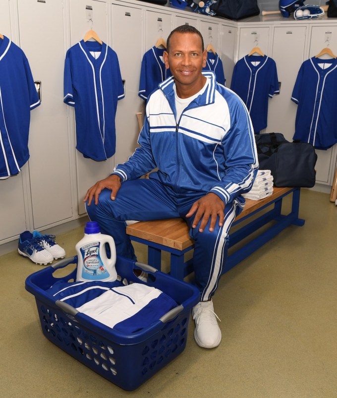 Alex Rodriguez Becomes An Equipment Manager For The Day Using Lysol Laundry Sanitizer