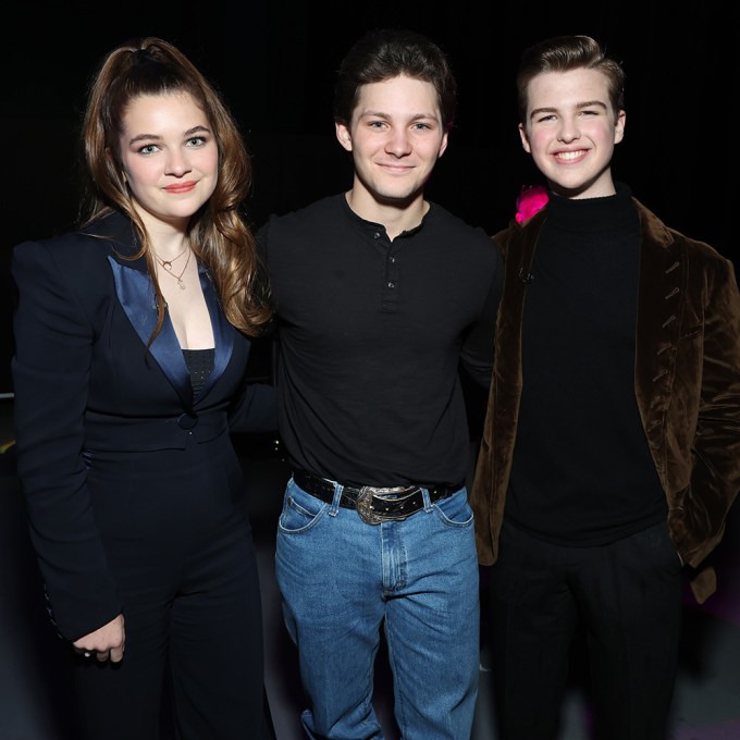 Raegan Revord, Montana Jordan & Iain Armitage