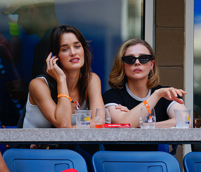 Kate Harrison and Chloe Grace Moretz attending the U.S. Open