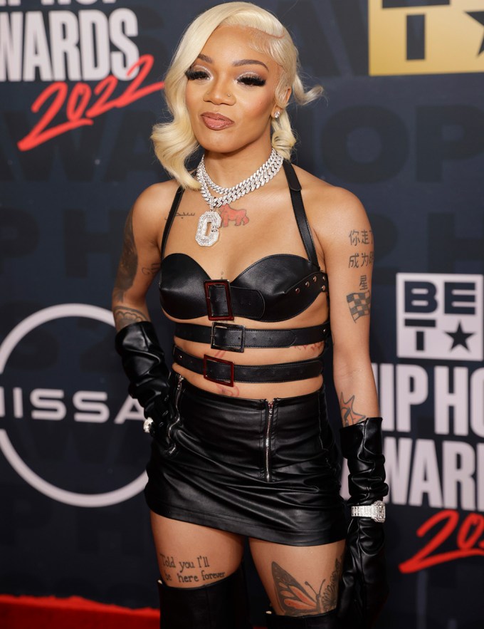 GloRilla at the 2022 BET Hip Hop Awards