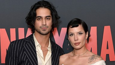 Avan Jogia and Halsey at the screening of Monkey Man