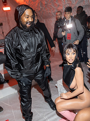 Kanye West and Bianca Censori