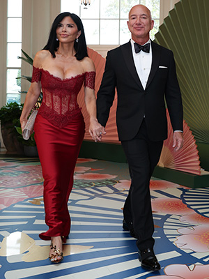 Lauren Sanchez and Jeff Bezos