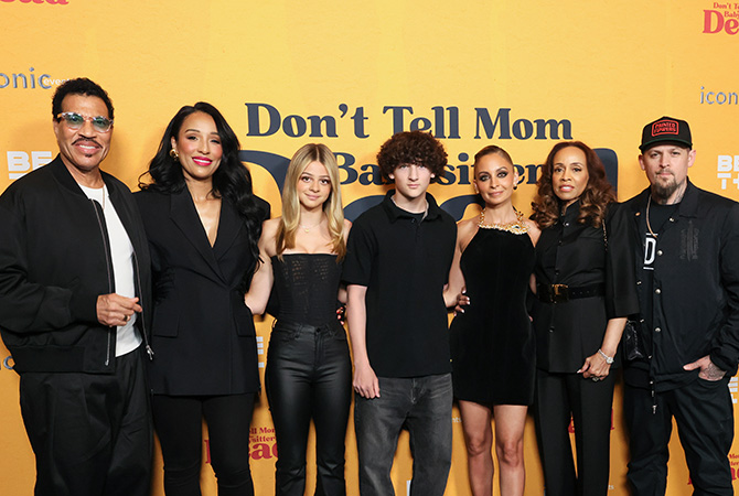Lionel Richie, Harlow, Sparrow, Nicole Richie and Joel Madden 