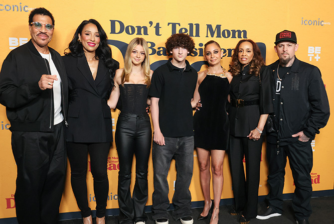 Lionel Richie, Harlow, Sparrow, Nicole Richie and Joel Madden