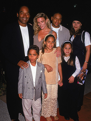 O.J. Simpson, Nicole Brown and their children