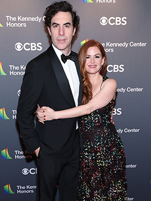 Sacha Baron Cohen and Isla Fisher