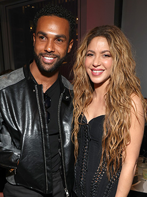 Lucien Laviscount and Shakira in New York City