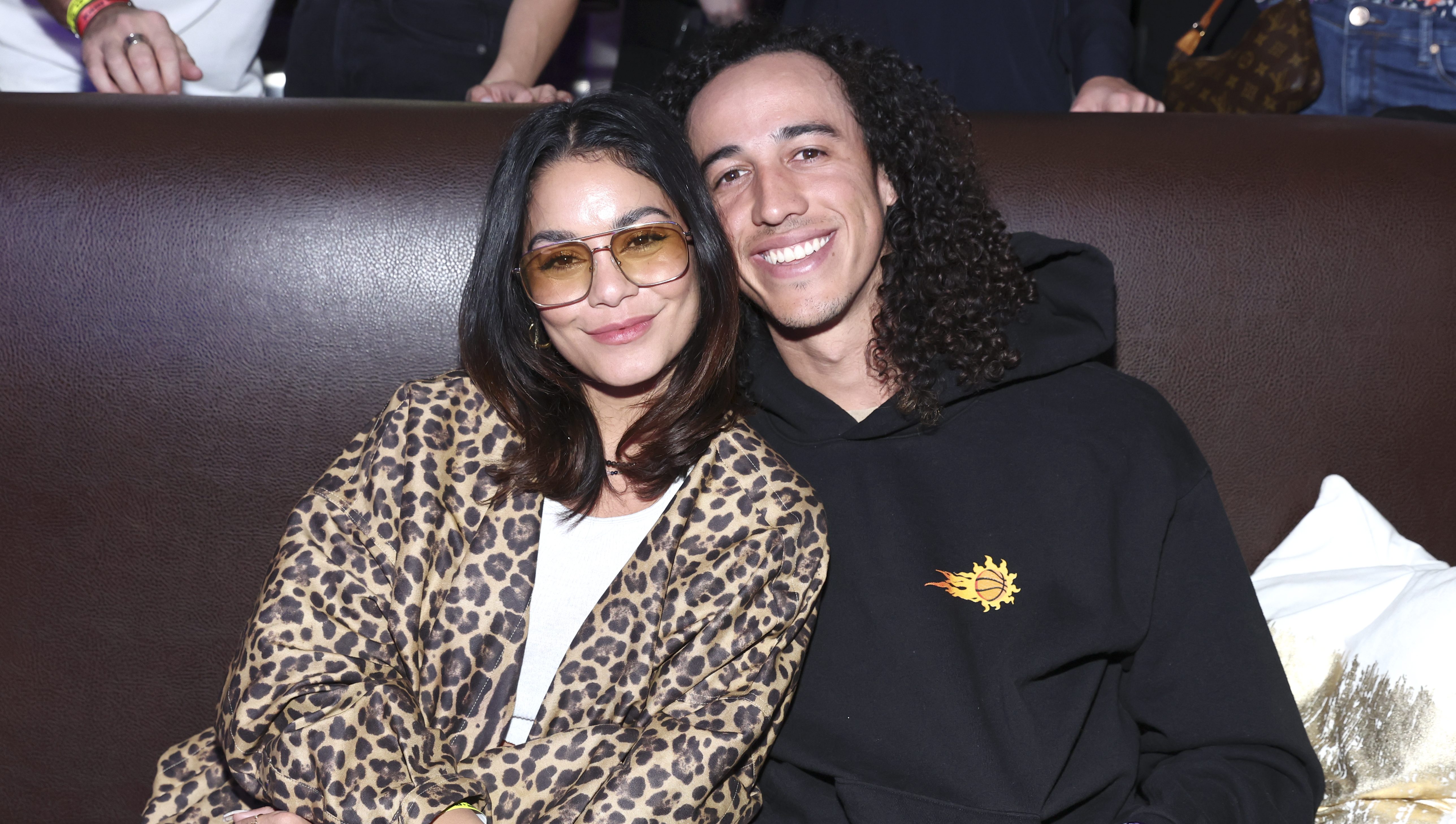 Vanessa Hudgens and Cole Tucker attend as John Mayer performs live at The Hollywood Palladium