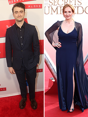 Daniel Radcliffe and J.K. Rowling