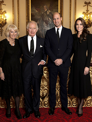 Queen Camilla, King Charles, Prince William and Princess Kate