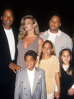 O.J. Simpson, Nicole Brown Simpson, Jason Simpson, Sydney Brooke Simpson, Justin Ryan Simpson