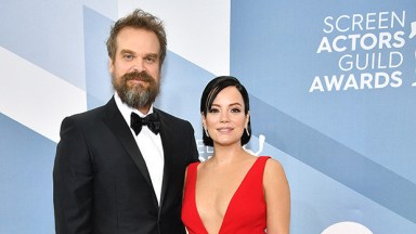 Lily Allen and David Harbour