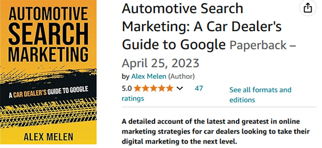 Automotive Search Marketing book